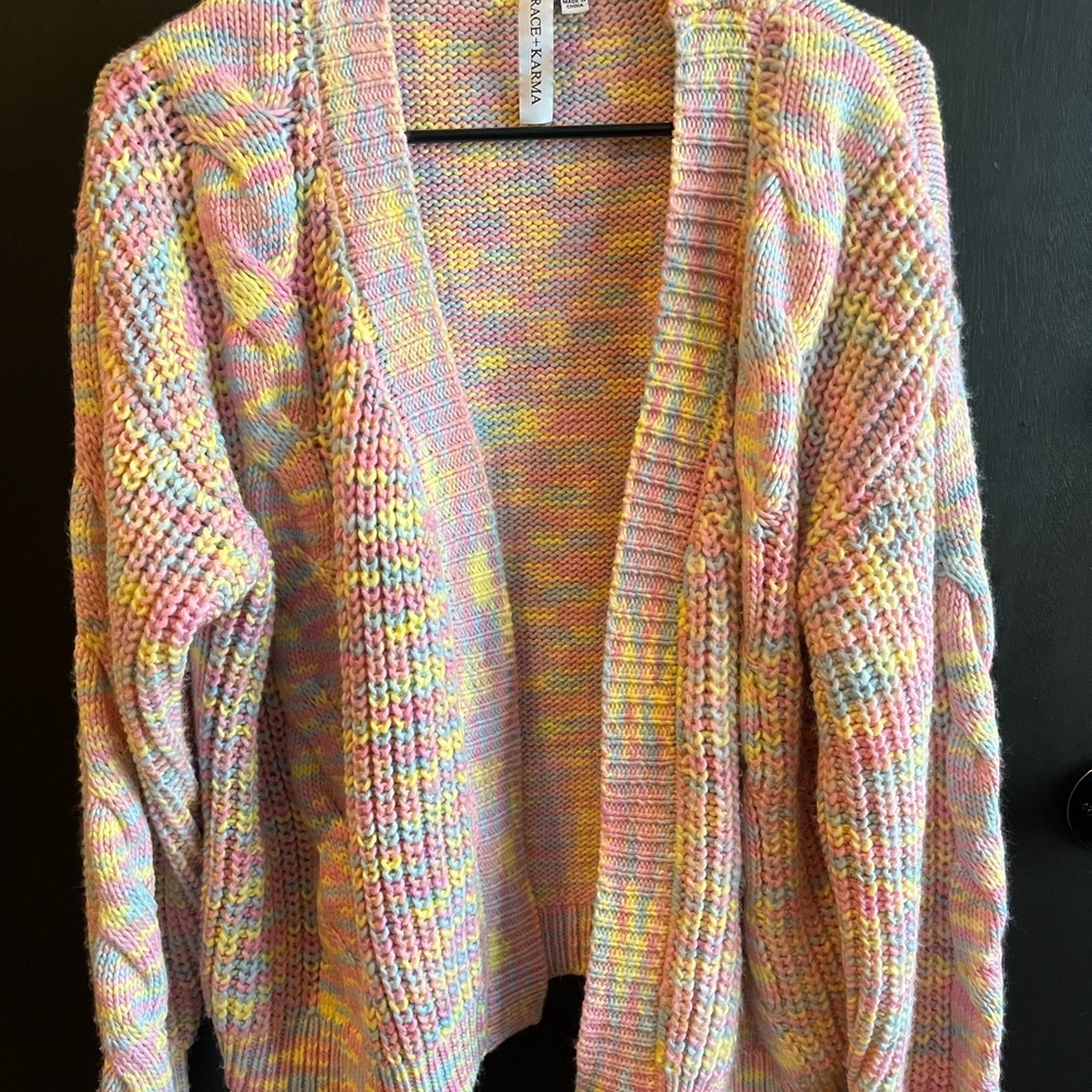 Multicolor Knit Women's Sweater